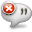 comment, delete icon