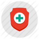 firewall, health, insurance, medical, protection, security, shield icon