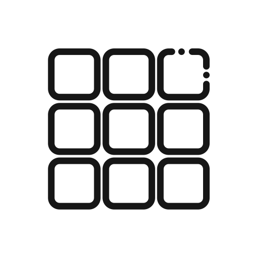 Squared Paper For Practicing Calligraphy svg vector icon