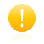 circle, exclamation, yellow icon
