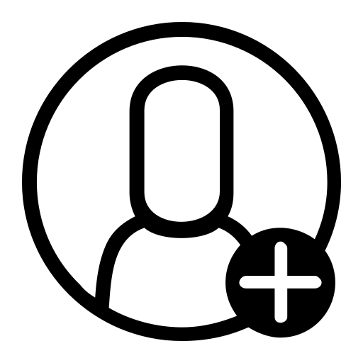 Plus Buddy svg vector icon