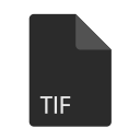 extension, file, format, tif svg vector icon