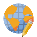 world,pencil icon