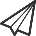 paper plane, paperplane svg vector icon