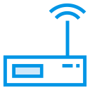 connection, device, internet, router, signal, wifi, wireless svg vector icon
