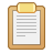 clipboard, document, paper icon