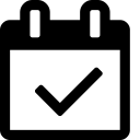 calendar, check, o svg vector icon