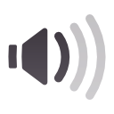 audio, low, panel, volume icon