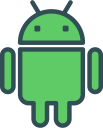 android, brand, logo, network, social svg vector icon