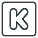 kickstarter, logo, media, social svg vector icon