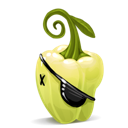pepper, pirate icon
