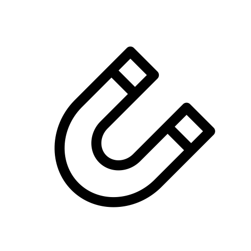 Magnet svg vector icon