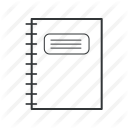 book, copybook, diary, journal, notebook, write, writing icon
