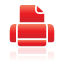 printer, red icon