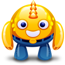 monster, yellow icon
