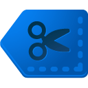 b, coupon, tag icon
