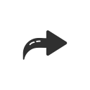 arrow, post, share, update svg vector icon