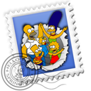 mail,simpson,envelop,message,email,letter icon