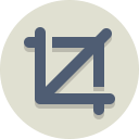 crop, frame svg vector icon