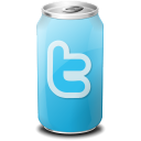 bottle, can, drink, twitter icon