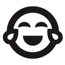 crying, emoji, emot, happy, joy, laugh, tears svg vector icon