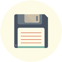 disk, download, drive, floppy, guardar, save, storage icon