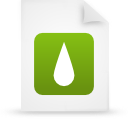 document, file, green, paper icon