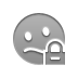smiley,confused,lock icon