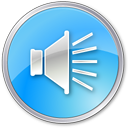 volumepressedblue icon
