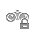 binoculars,lock icon