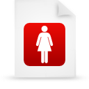 document, file, paper, red icon