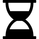 half, hourglass svg vector icon