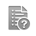 list,help icon