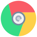 chrome, google, logo, media, social svg vector icon