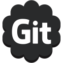flower, git, github, media, round, social svg vector icon