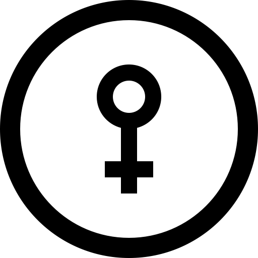 Sign Female svg vector icon