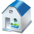 one,storied,house,sh,home,building icon