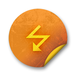 orange,grunge,sticker,badge icon