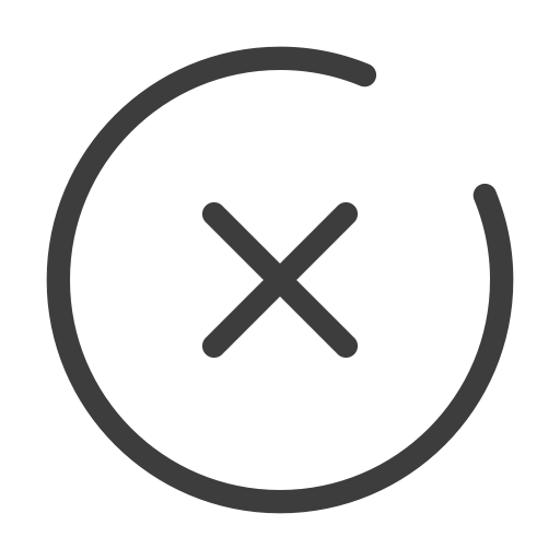 Fail svg vector icon