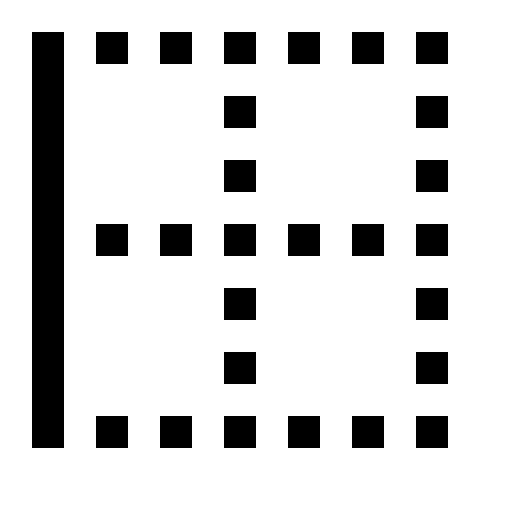 Stroke Left svg vector icon