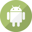 android, communication, mobile, phone, robot, social, system, telephone svg vector icon