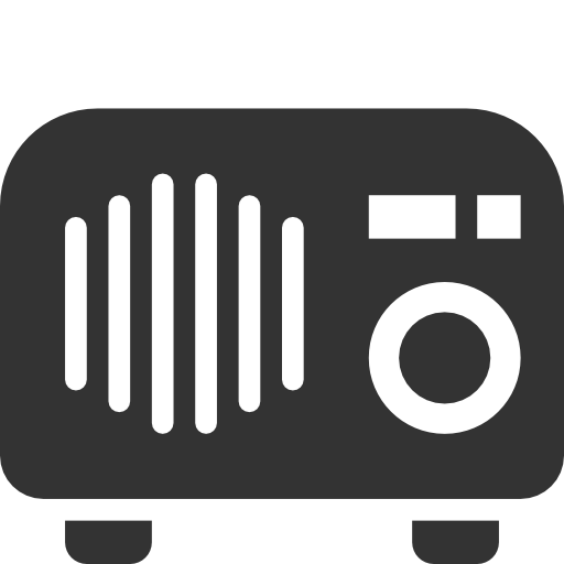 tabletop,radio icon