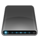 external,drive,black icon