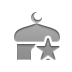mosque,star icon