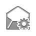 envelope,open,gear icon