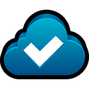 check, cloud, ok, sync, tick icon