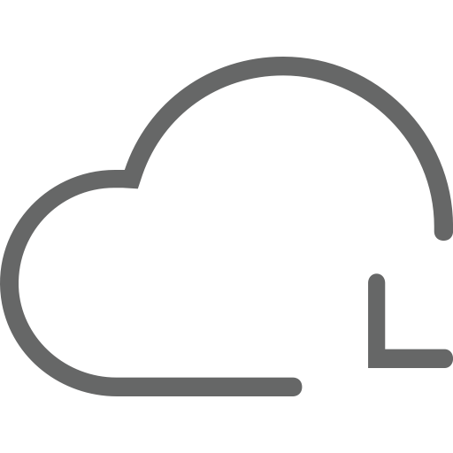 Cloud svg vector icon