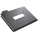 folder, grey, minus icon