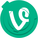 communication, media, network, socia, socialmedia, video, vine svg vector icon