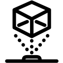 digital, electric, hologram, technology, virtual reality svg vector icon